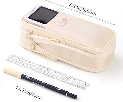 Miniatura 52 de EASTHILL - Estuche grande de lápices, bolígrafos para niñas adolescentes, Verde