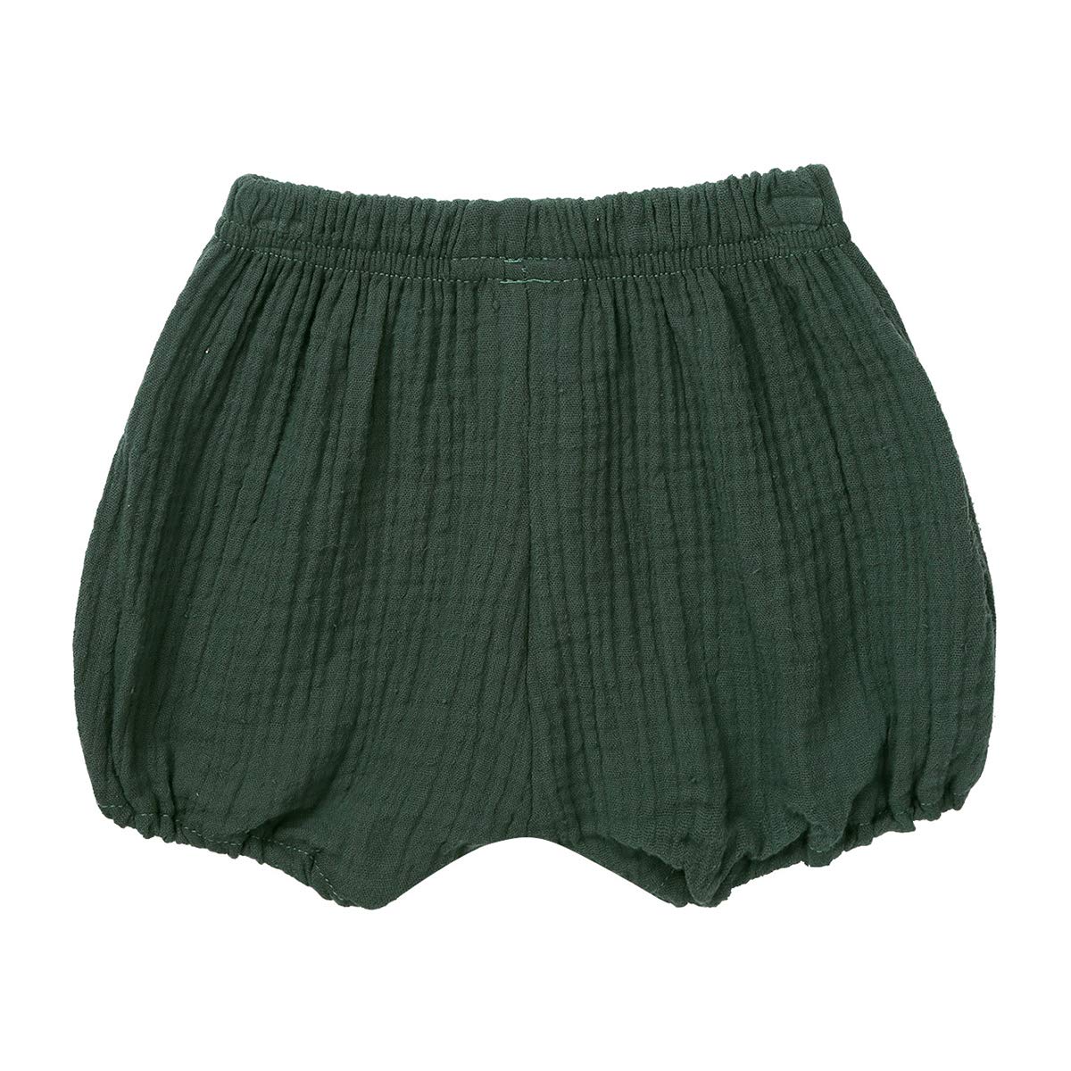 Kaerm Toddler Baby Boys Girls Soft Solid Underwear Elastic Waist Diaper Cover Bloomers Casual Wear Dark Green 6-9 Months