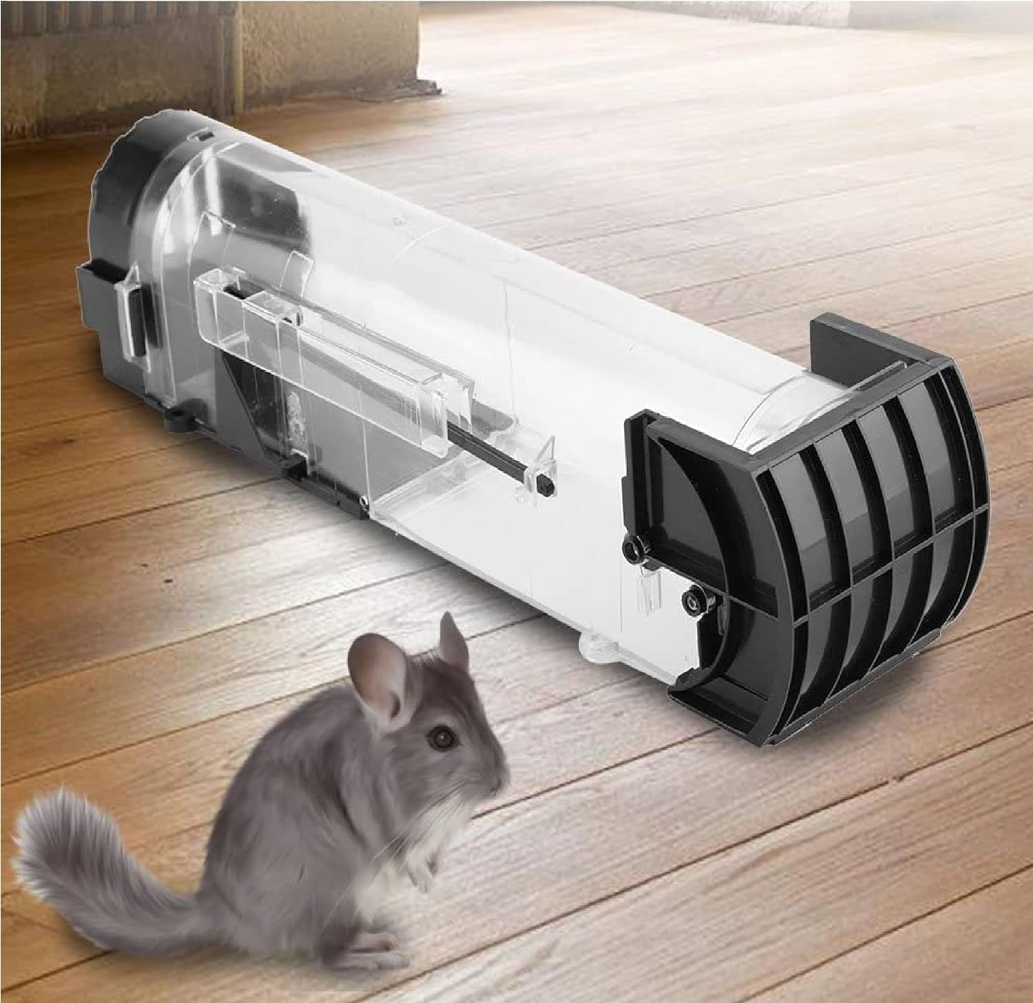 Mouse Traps, Enlarged No Kill Rat Trap Machine Cage Reusable Transparent Plastic Catch and Release Mice Traps, Pet and Children Friendly Mouse Trap That Work Mice Rat Rodent Mousetrap-image-40