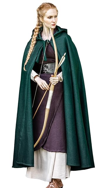Leonardo Carbone® Capa clásica medieval unisex Elinor