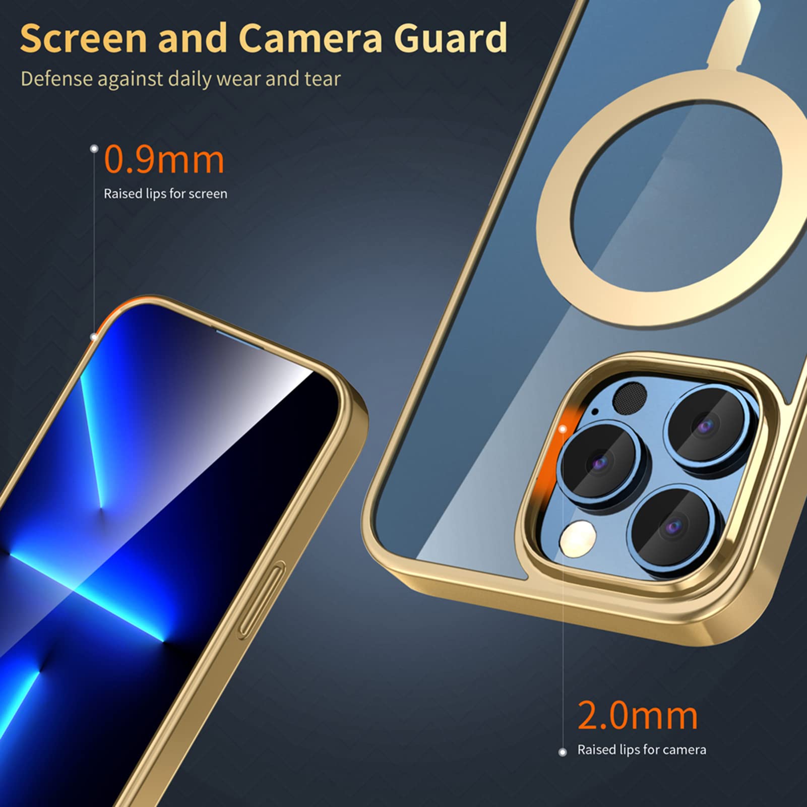 Przezroczyste etui do iPhone 14/14 Pro/14 Plus/14 Pro Max, etui ochronne z widokiem logo, luksusowe platerowanie, odporne na wstrząsy, wąskie etui na telefon, obsługa ładowania bezprzewodowego, fioletowe, 14 plus 6,7''