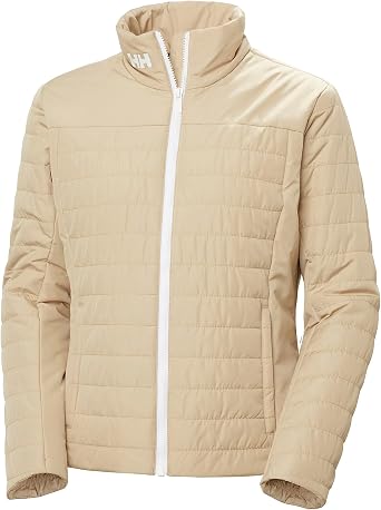 Helly Hansen Crew Insulator Jacket 2.0 Womens Soft, Lightweight, Warm Sailing & City Wear, Classic Marine Design