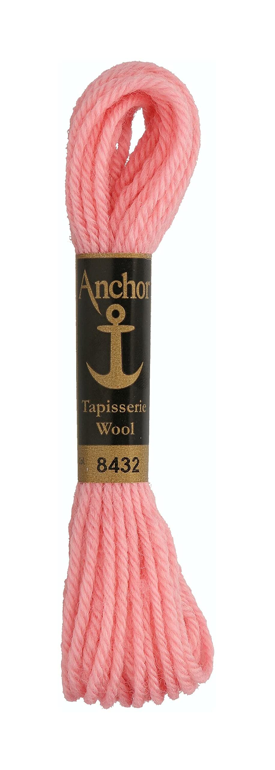 Anchor Pink 4238000-08432 Embroidery Thread, 100% Wool, 10 M
