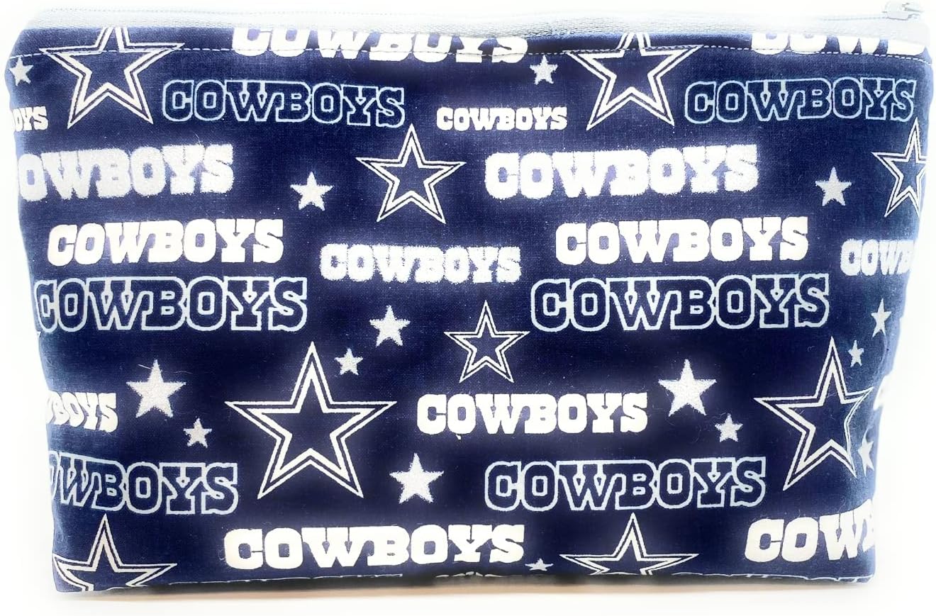 Dallas Cowboy zipper pouch cosmetics bag Makeup bag