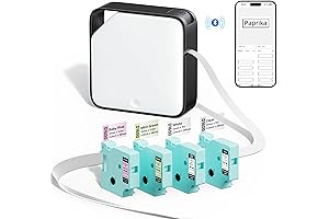 D1600 Label Maker, Bluetooth Label Maker and Printer Compatible with iOS &...