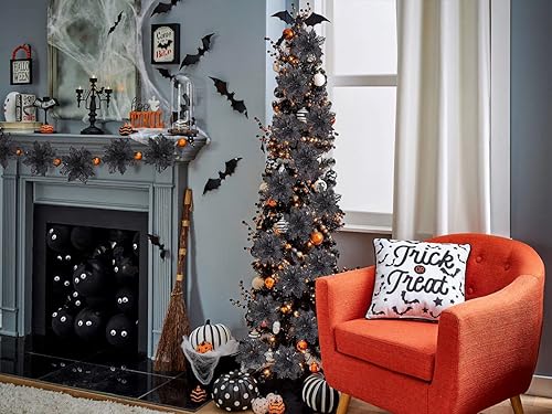 Miniatura 7 de RECUTMS 10 paquetes de flores de Pascua artificiales con purpurina para decoración de bodas, árbol de Navidad, Año Nuevo, guirnalda de Navidad