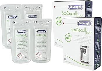 Descalcificadores para Cafetera De'Longhi Ecodecalk Mini 2 cajas con 2 unidades (4x100ml)3