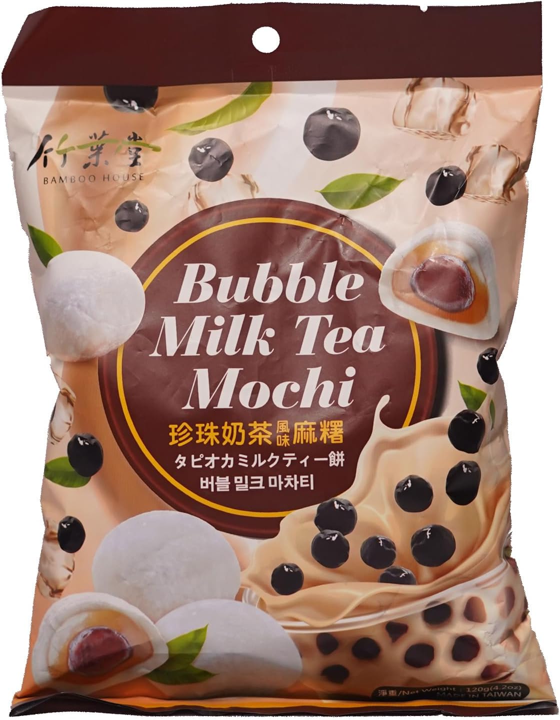 Bamboo House Bubble Daifuku Tea Mochi 120 g