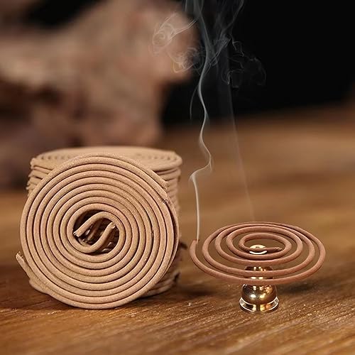 Miniatura 4 de Bobinas de incienso, juego de 20 bobinas de incienso para aromaterapia y meditación, diseño en espiral para una fragancia duradera, infunde aromas