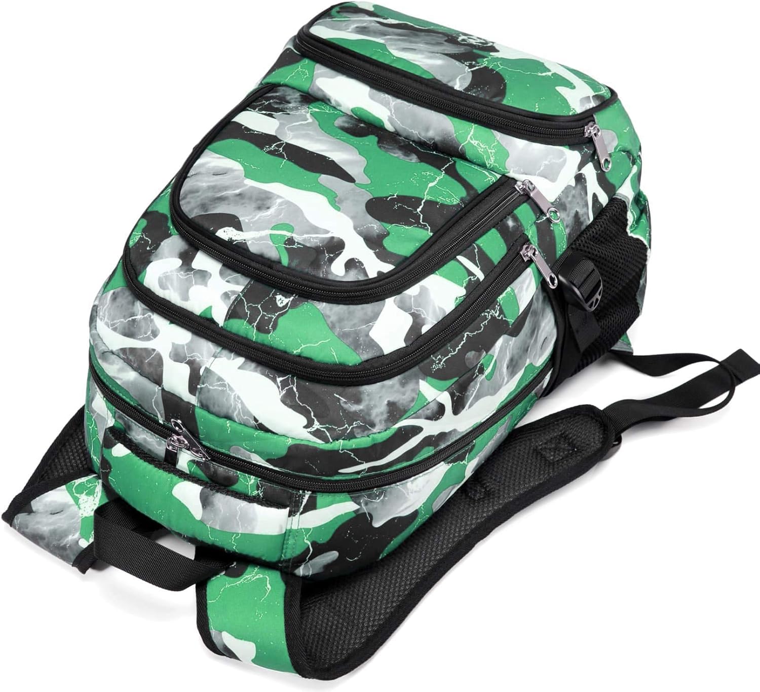 BLUEFAIRY Kids Backpack for Boys and Girls Elementary Book Bags Primary Middle School Bookbags for Teens Back to School Gifts for Son 17" Mochila Escolares para Niños de 8 9 10 Camo Green - Image 9