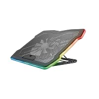 Trust Gaming GXT 1126 Aura Base di Raffreddamento Illuminata Multicolore per Laptop a 17.3"