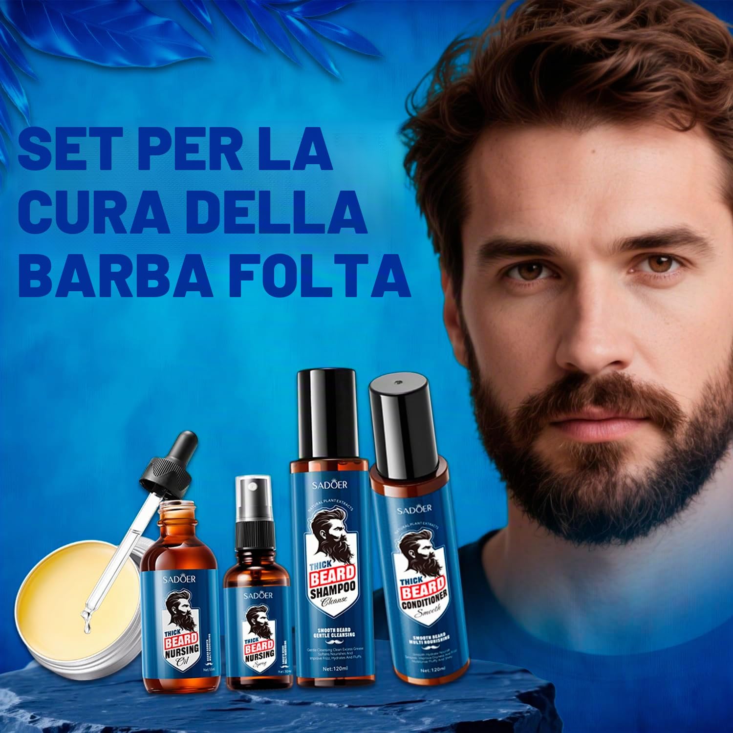 Calendario dell'Avvento 2025 per Uomo, 24pcs Premium per la cura della Barba, Calendario Natalizio per la cura Della Barba, Corpo, Viso, Barba e Capelli, Regali di Natale per Uomo Papà Nonno Marito
