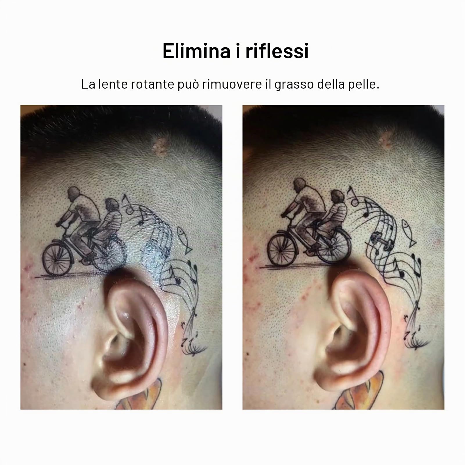 Illuminazione a LED per Fotografia, Luce per Fotografia di Tatuaggi Luce Ricaricabile Wireless con 180 Chip LED Lampada con Temperatura di Colore e luminosità Regolabile per