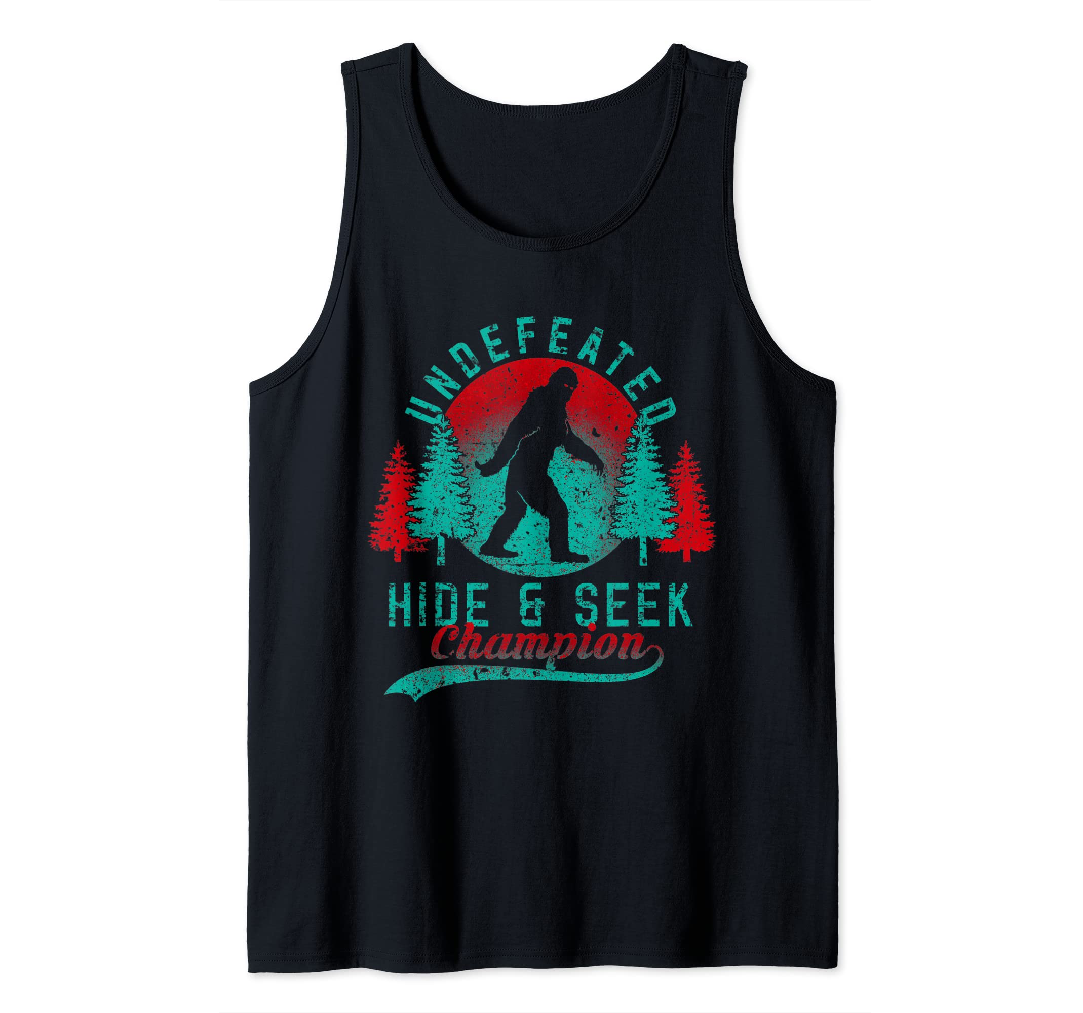 Vintage And Retro StoreBigfoot Limited Edition Undefeated Hide & Seek Sasquatch Tank Top