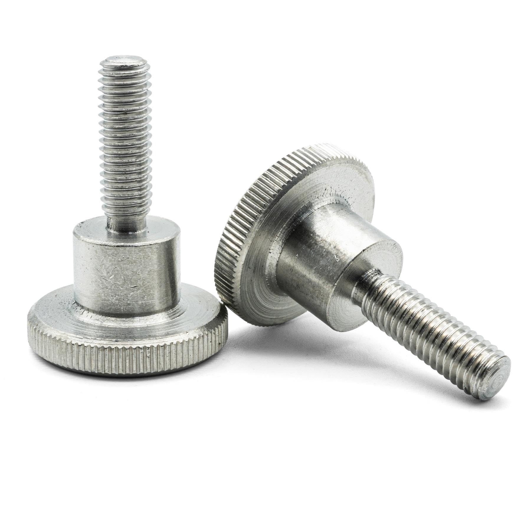 Hippo Hardware M6 (6mm X 25mm) Knurled Thumb Screws Hand Grip Knob Bolts A1 Stainless Steel DIN464 (Pack of 3)