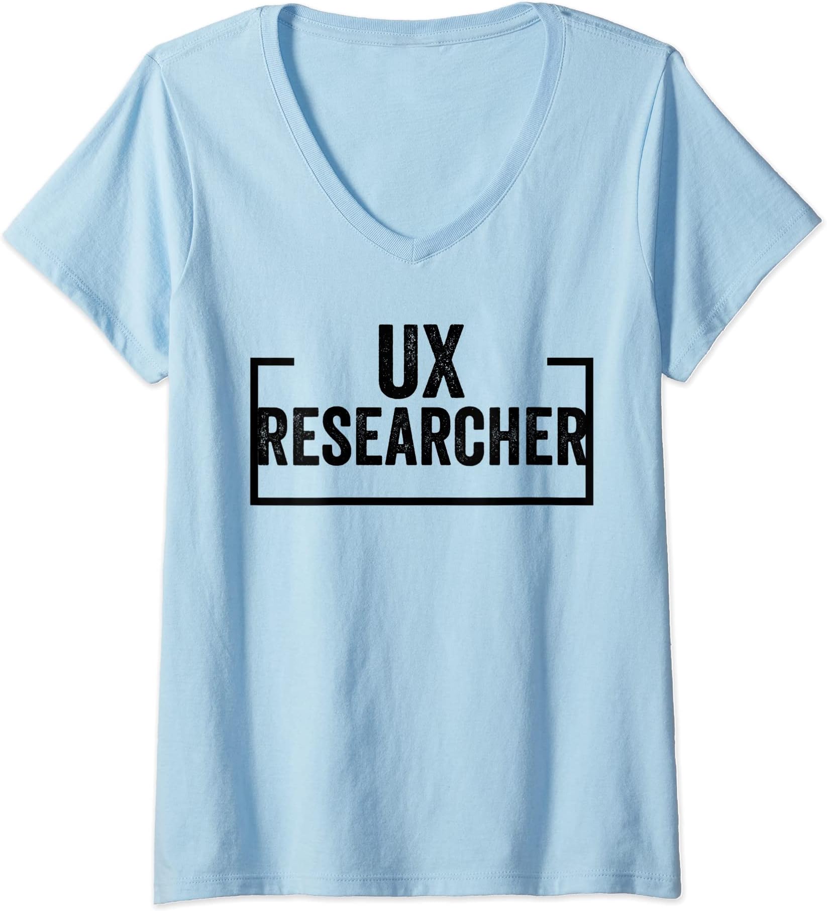 Womens UX Researcher V-Neck T-Shirt