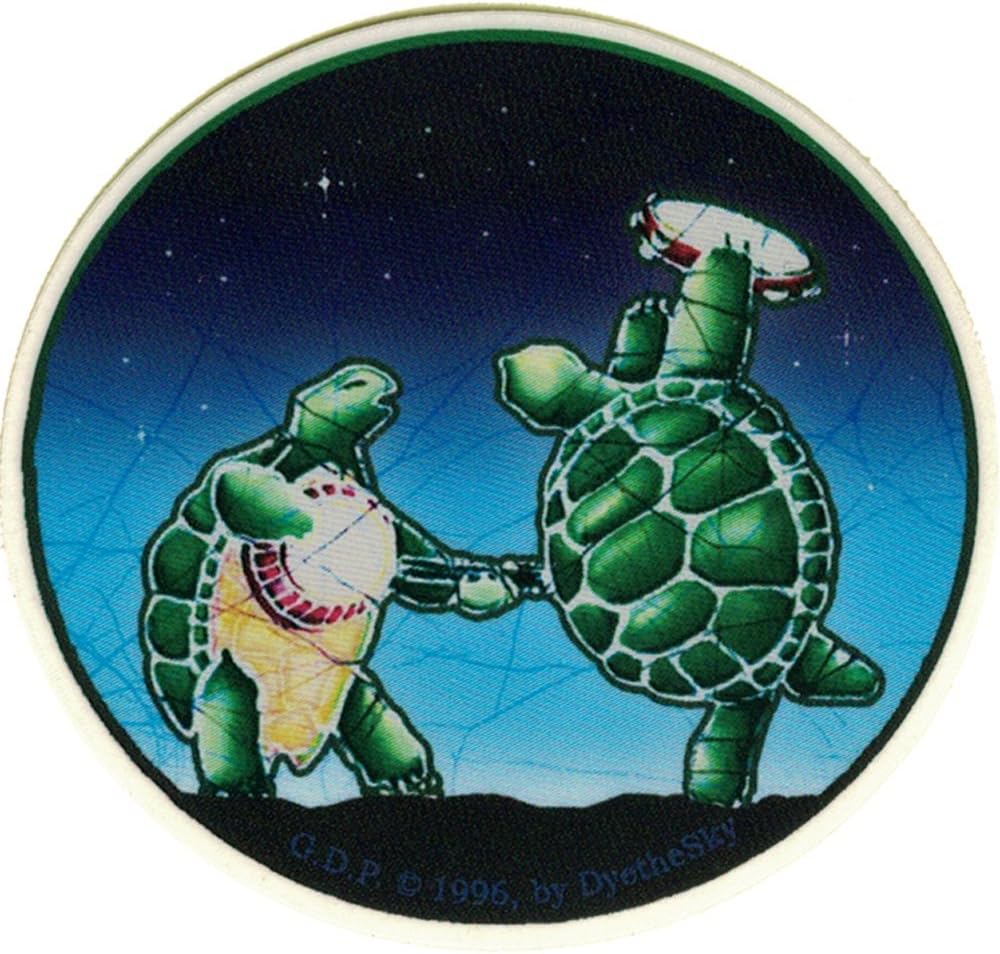 Grateful Dead Terrapins - Small Bumper Sticker or Laptop Decal (2.25" Circular)