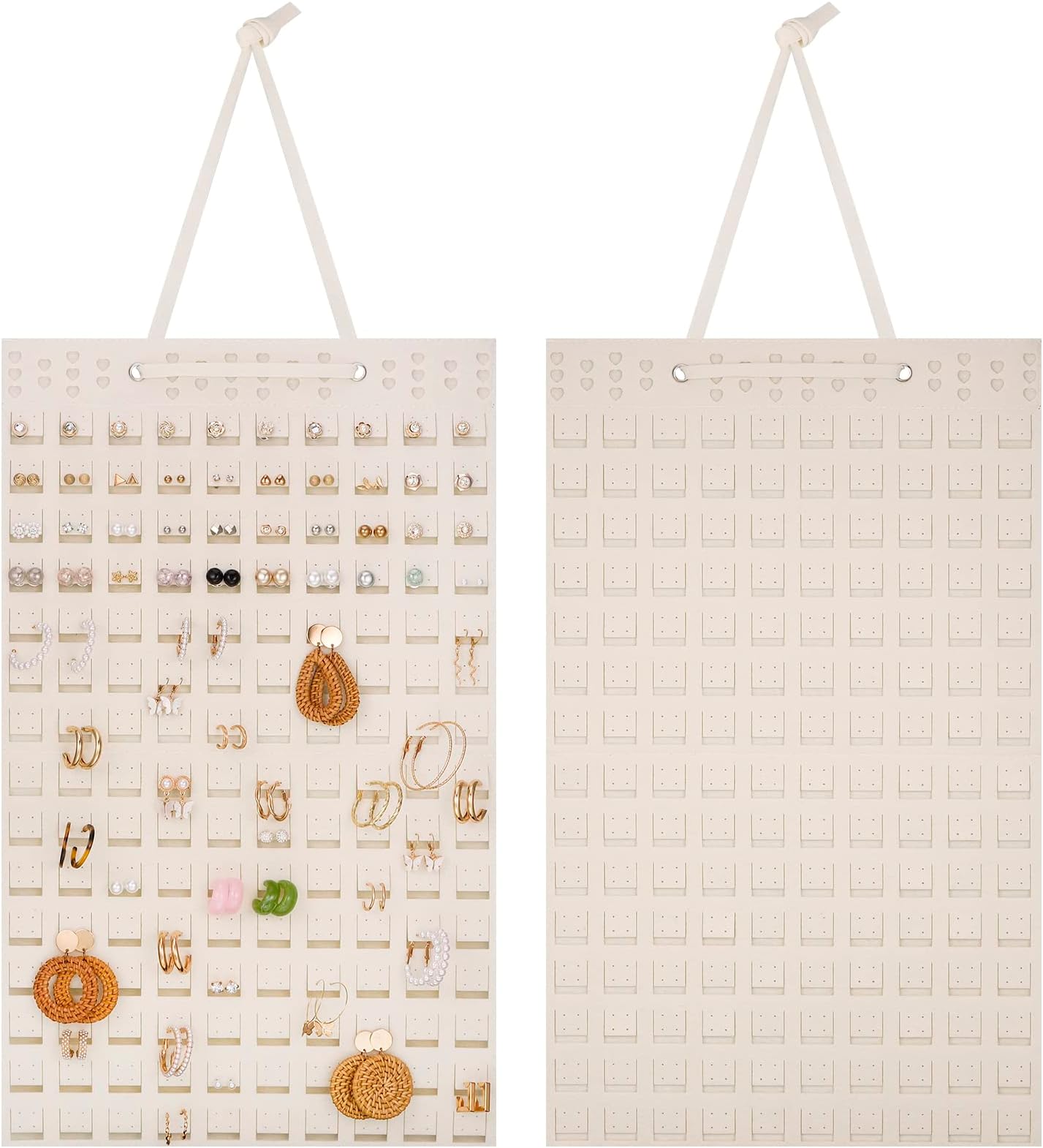 Fanshiontide Earring Holder, Jewelry Holder Hanging Earring Organiser | Wall Earring Stand Display Hanger Wall Mount Jewelry Stand Holder for Necklaces Bracelet Earrings Ring