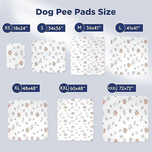 Miniatura 33 de Almohadillas lavables para orina para perros, paquete de 2 almohadillas pequeñas de 18 x 24 pulgadas, súper absorbentes, reutilizables, almohadillas
