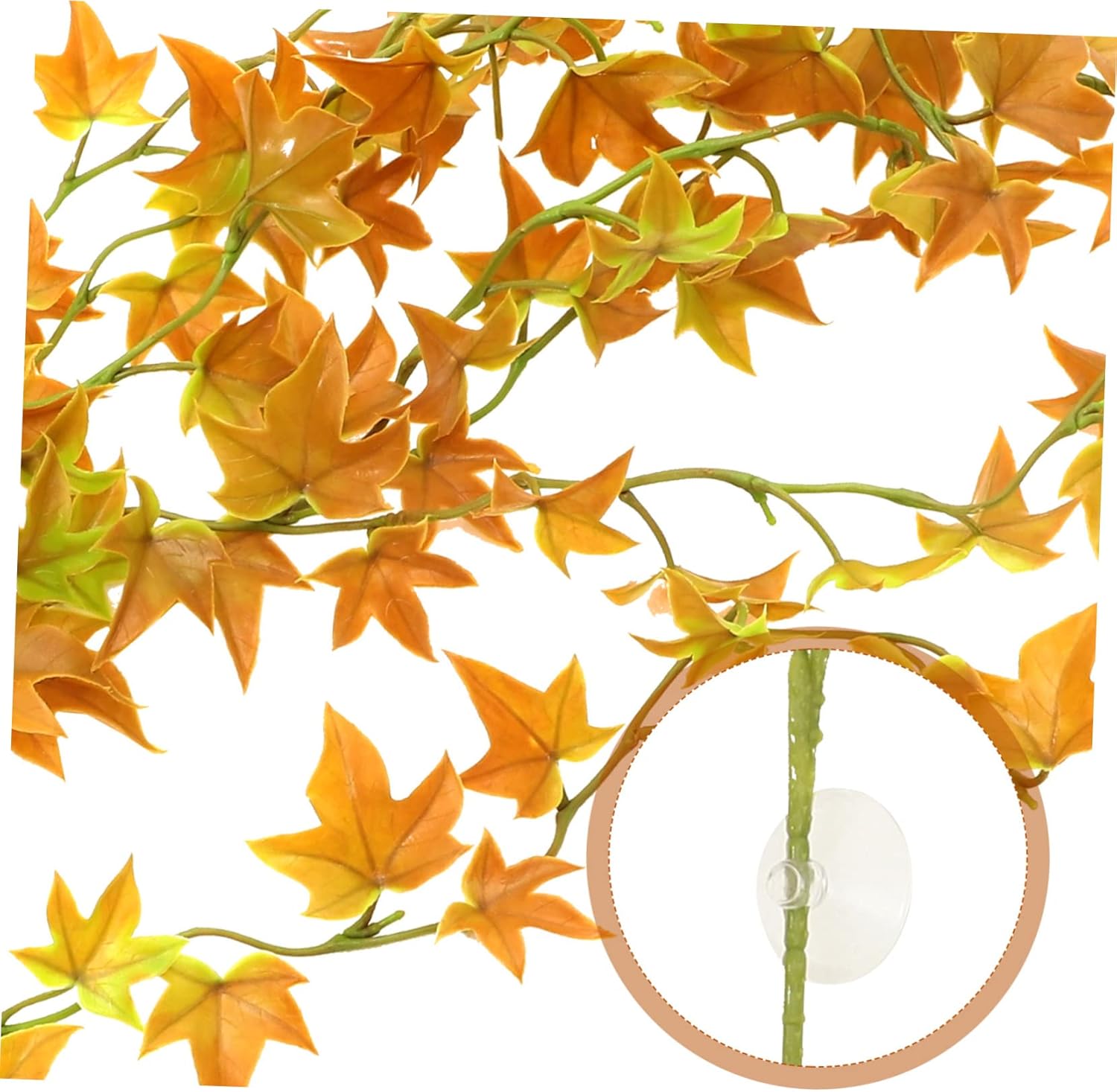 BESPORTBLE 6pcs Lifelike Reptile Vine Decor Artificial Hanging Plants for Terrariums Reptile Tank Accessories for Snakes Lizards Frogs and Geckos Natural Environment Enhancement