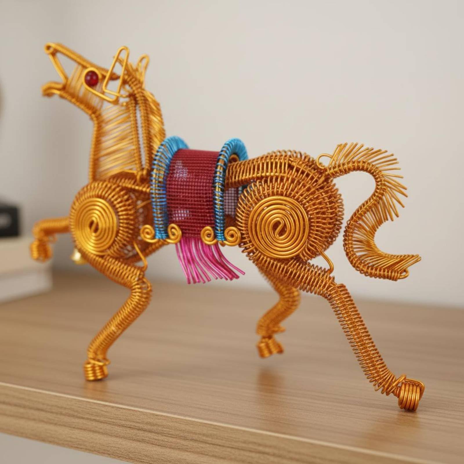 Amazon.co.jp: FytStycale 馬 フィギュア 手作業制作 馬 工芸品 馬