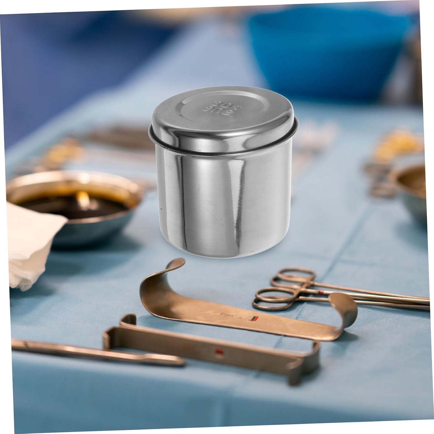 Practical Unguent Gauze Holder Multipurpose Storage Can for Balls Dressings Salons Use