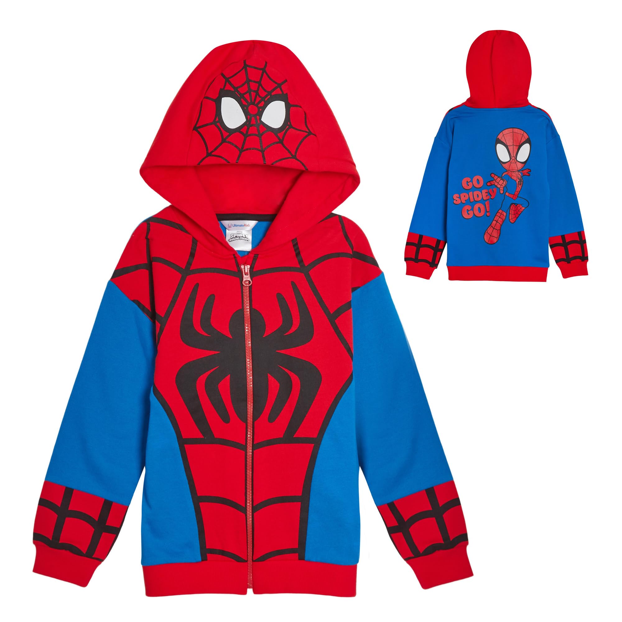 Marvel Spidey And His Amazing Friends Hooded Jacket Spidey 5-6 Years