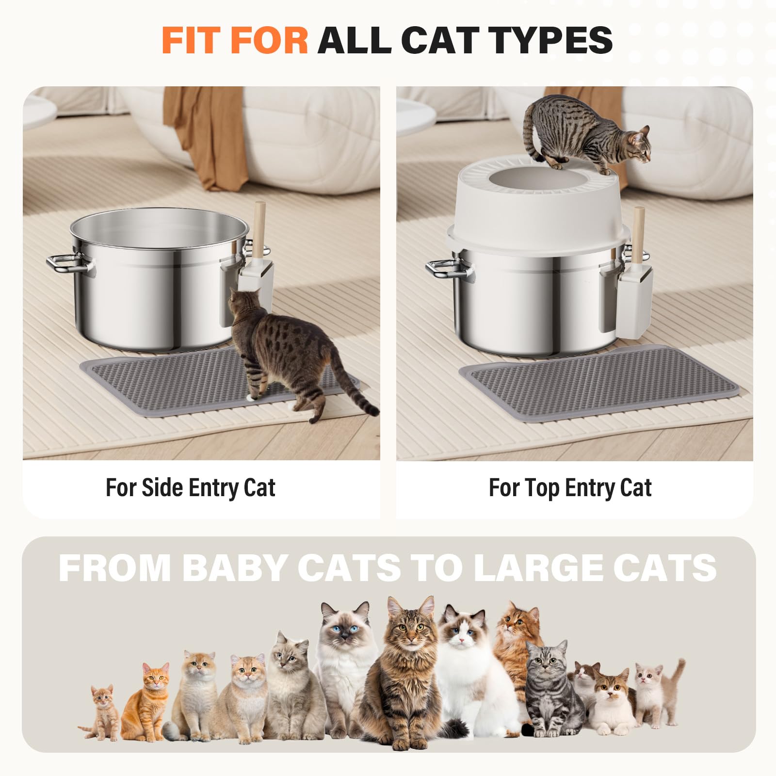 Dog Proof Litter Box Cat Litter Box With Enclosure,Kitty Litter