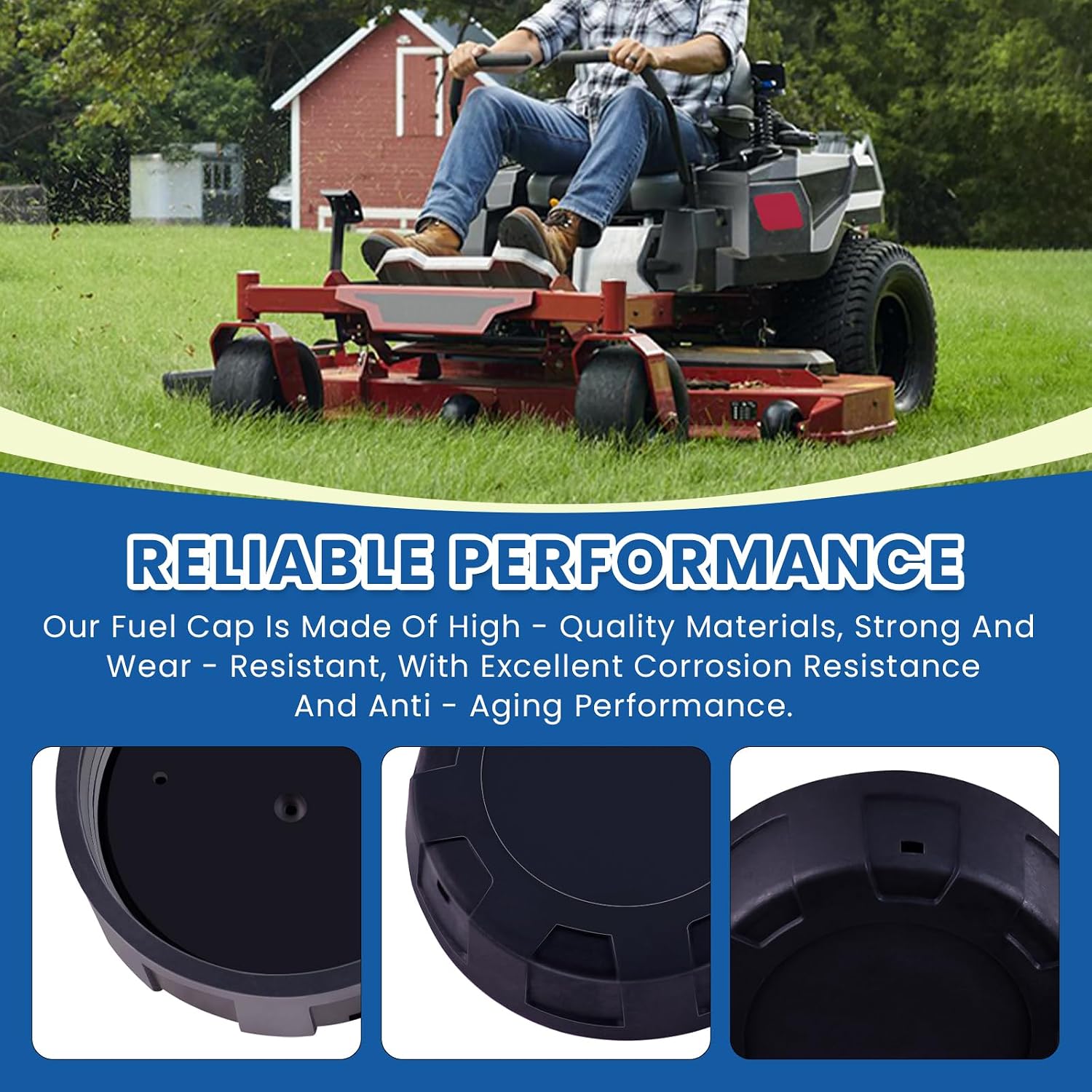 88-3980 Fuel Cap Compatible with Toro And Other Brands Commercial Walk Behind Mowers,Commercial Z-Master Mowers