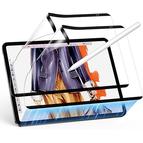 ESR 2 Pack iPad Pro 12.9 Inch Paper-Feel Magnetic Screen Protector 6th/5th/4th/3rd Generation (2022/2021/2020/2018), Write and Draw Like on Paper, Detachable and Reusable, Matte Finish