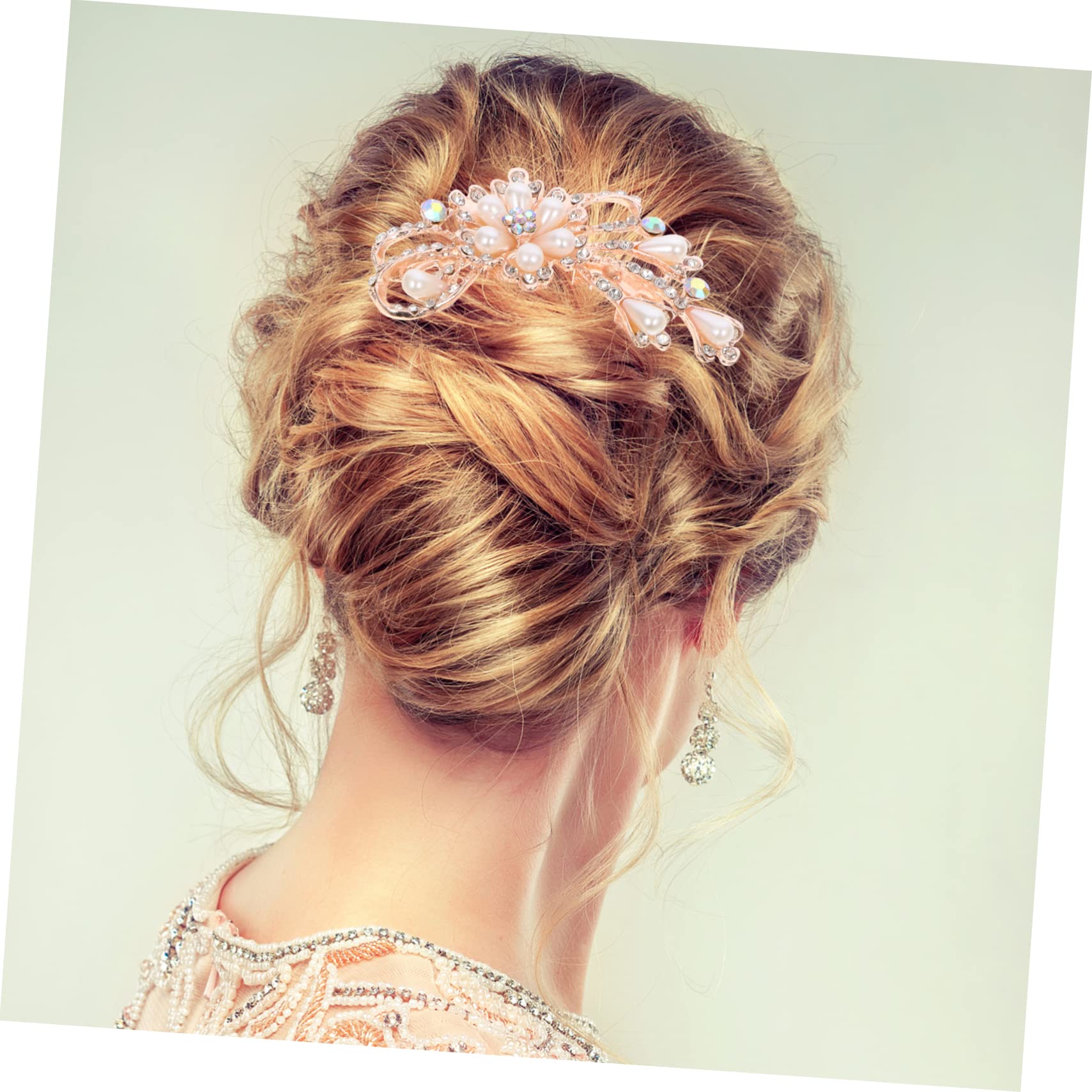 Healeved 4 Set Di Splendidi Pettini Per Con Fermaglio Per Strass Semplici Ed Eleganti Per Occasioni Nuziali E Di Nozze 2 Pezzi * 4