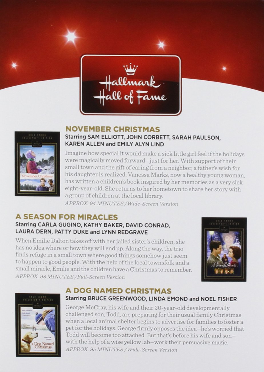 Hallmark Hall of Fame Triple Feature - Christmas Collection 3-DVD Set