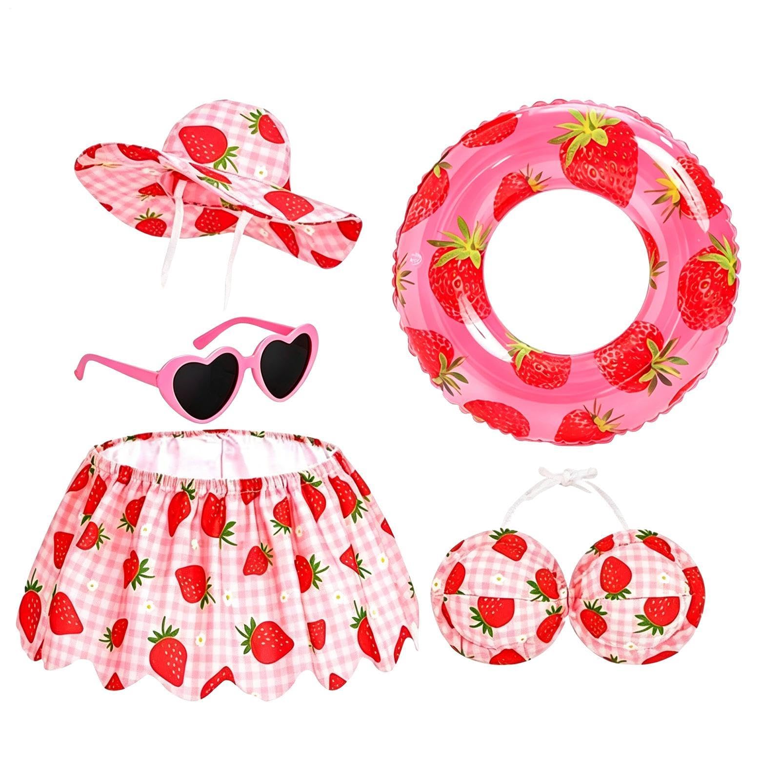 Bikini d'été bouée gonflable chapeau pour canard afin de rendre votre jardin unique