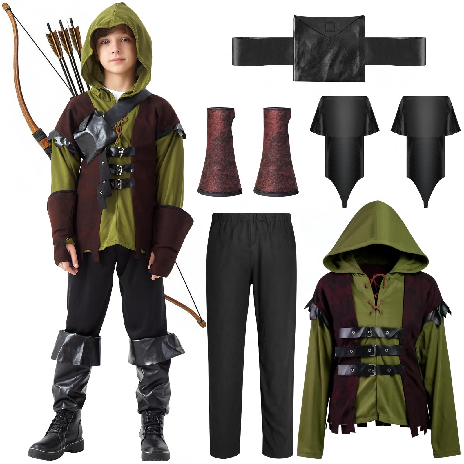 Joozmui World Book Day Costumes for Boys World Book Day Costumes for Girls Costume Kids Book Character Costumes Kids World Book Day Costumes World Book Day Costume (M)