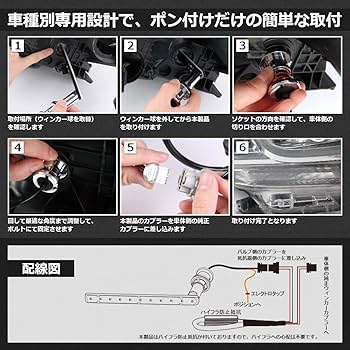 Amazon | LED ウィンカー ポジションキット 30系 アルファード