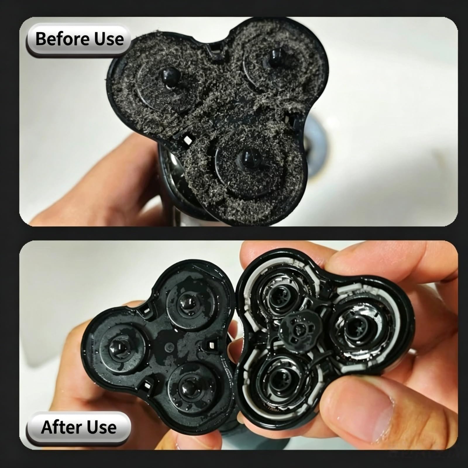 Líquido Limpiador De Maquinillas De Afeitar De 100 Ml, Compatible Con Braun Todas Las Afeitadoras Eléctricas, Limpia Su Afeitadora For Una Higiene Óptima(3 pcs)
