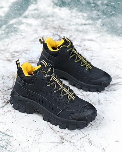 Miniatura 6 de ASTERO - Botas de senderismo para hombre, cálidas, antideslizantes, para invierno, zapatos de nieve para escalada masculina