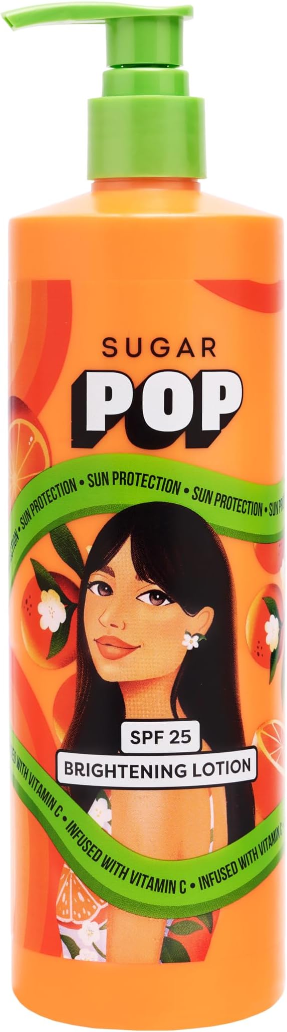 SUGAR POP SPF 25 Brightening Lotion | Non Sticky & Non Greasy | For all skin types - 400ml