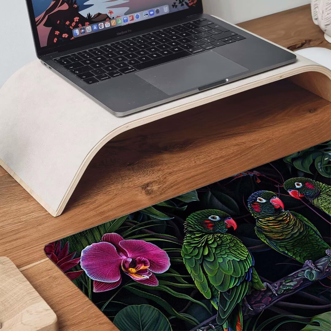 Podkładka pod mysz, podparcie nadgarstka, podkładka pod mysz z antypoślizgową gumową podstawą, ergonomiczna podkładka pod mysz do komputera, laptopa, do użytku biurowego, kompatybilna z myszami