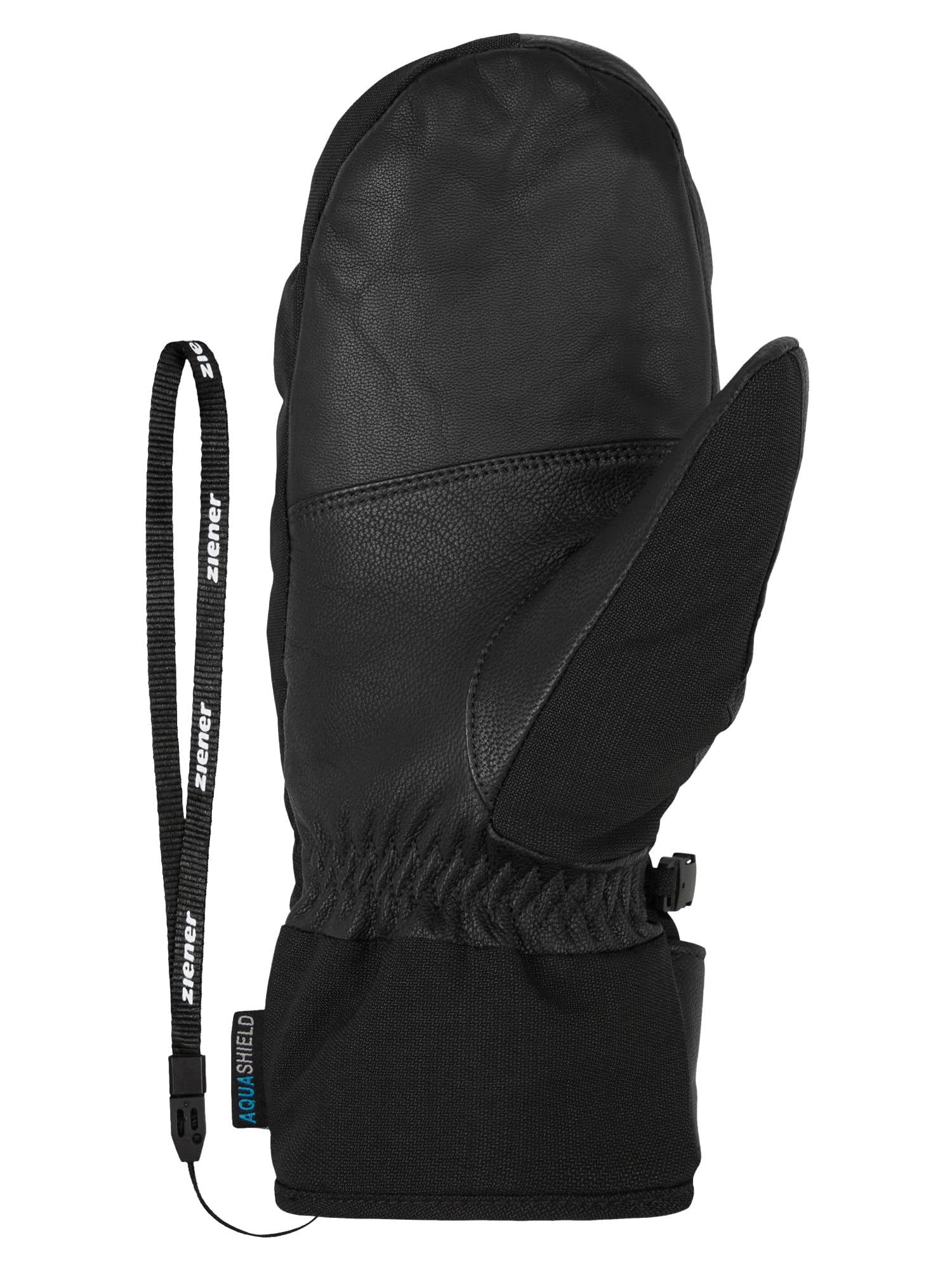Ziener Herren GETTERO-Z Ski-Fäustling/Wintersport | wasserdicht, Wolle, Thermoshield, Black, 9