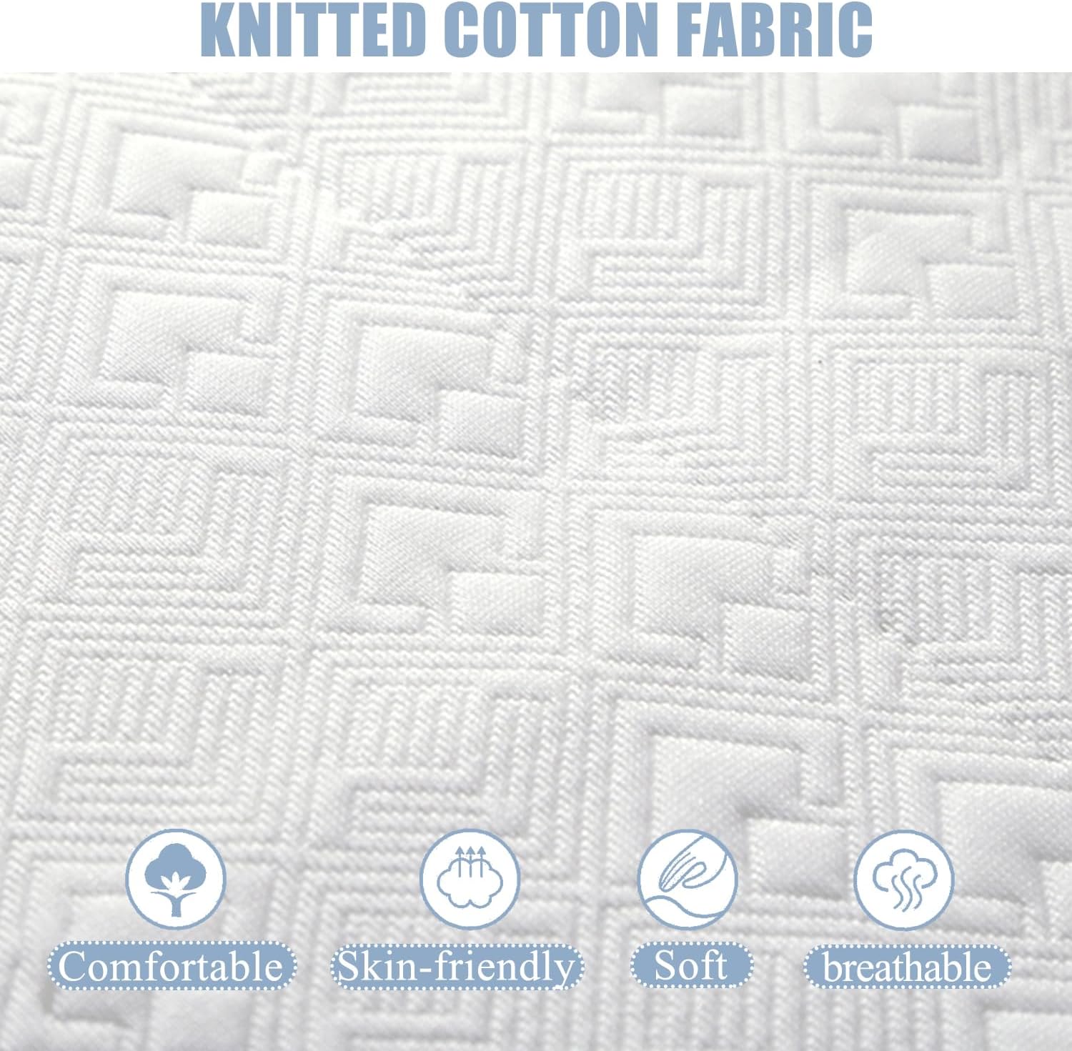 White,185 * 70cm(R), Memory Foam Massage Bed Mattress Topper with Hole Thicken 4Cm Spa Massage Accessories Protective Pad with Elastic Band Comfortable Non-Slip Lash Bed Cushion