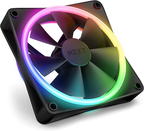 Miniatura 7 de NZXT Paquete triple F120 RGB Duo - 3 ventiladores RGB de doble cara de 4.724 in con controlador RGB - 20 LED direccionables individualmente - Flujo