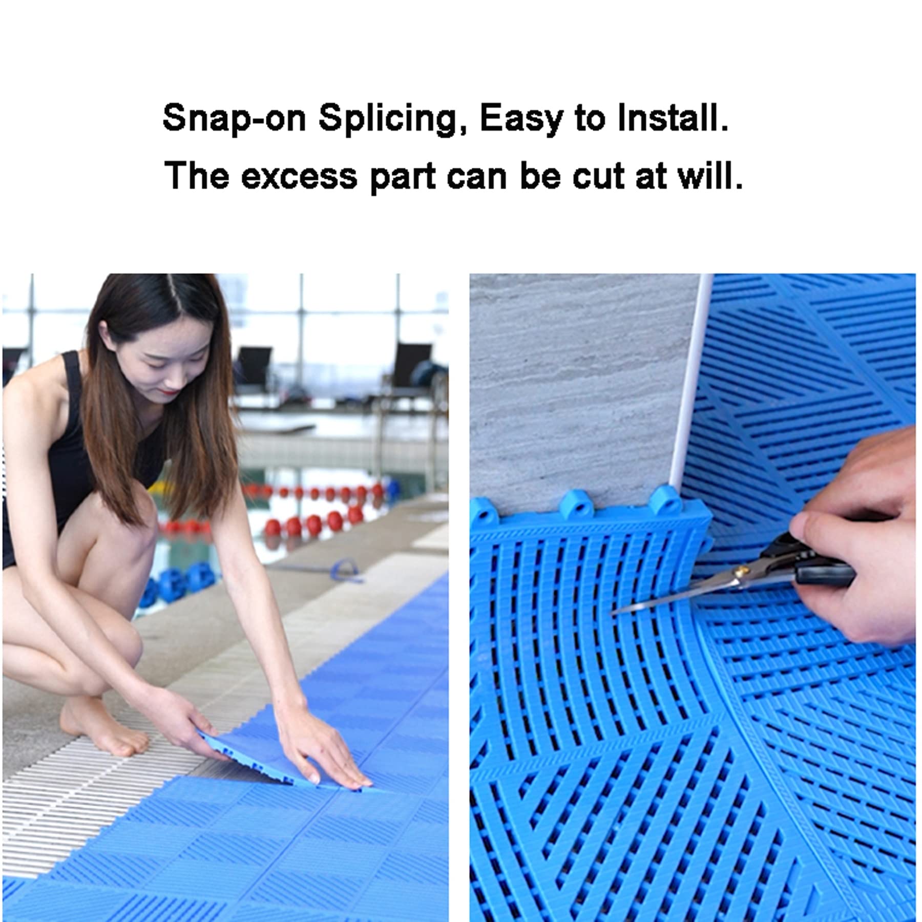 Amazon.co.jp: スイミングプール排水床タイルマットバスルーム滑り止め