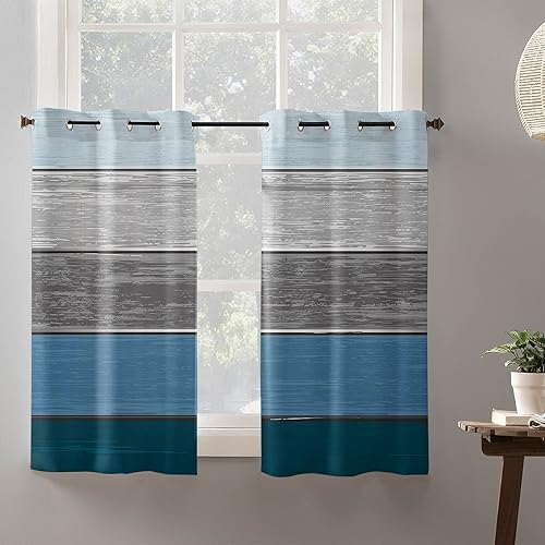 IDOWMAT Cortinas y cortinas para sala de estar de 90 pulgadas de largo 2 paneles de cortinas insonorizadas filtrantes de luz cortinas con ojales