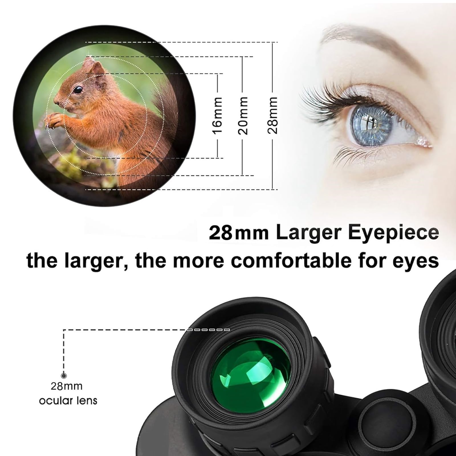 Binóculos 12x50, Binóculos profissionais para Adultos,Prisma BaK4 e Lentes FMC,Antiniebla e Impermeables, Binoculares para Observación de Aves, Caza, Senderismo