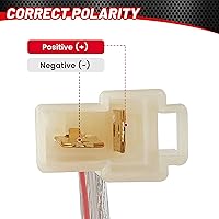 Vista 4 de RED WOLF Arnés de cables para altavoces de puerta de auto, conector de enchufe de reemplazo para vehículos Subaru, Mazda, Nissan, Volkswagen, Suzuki