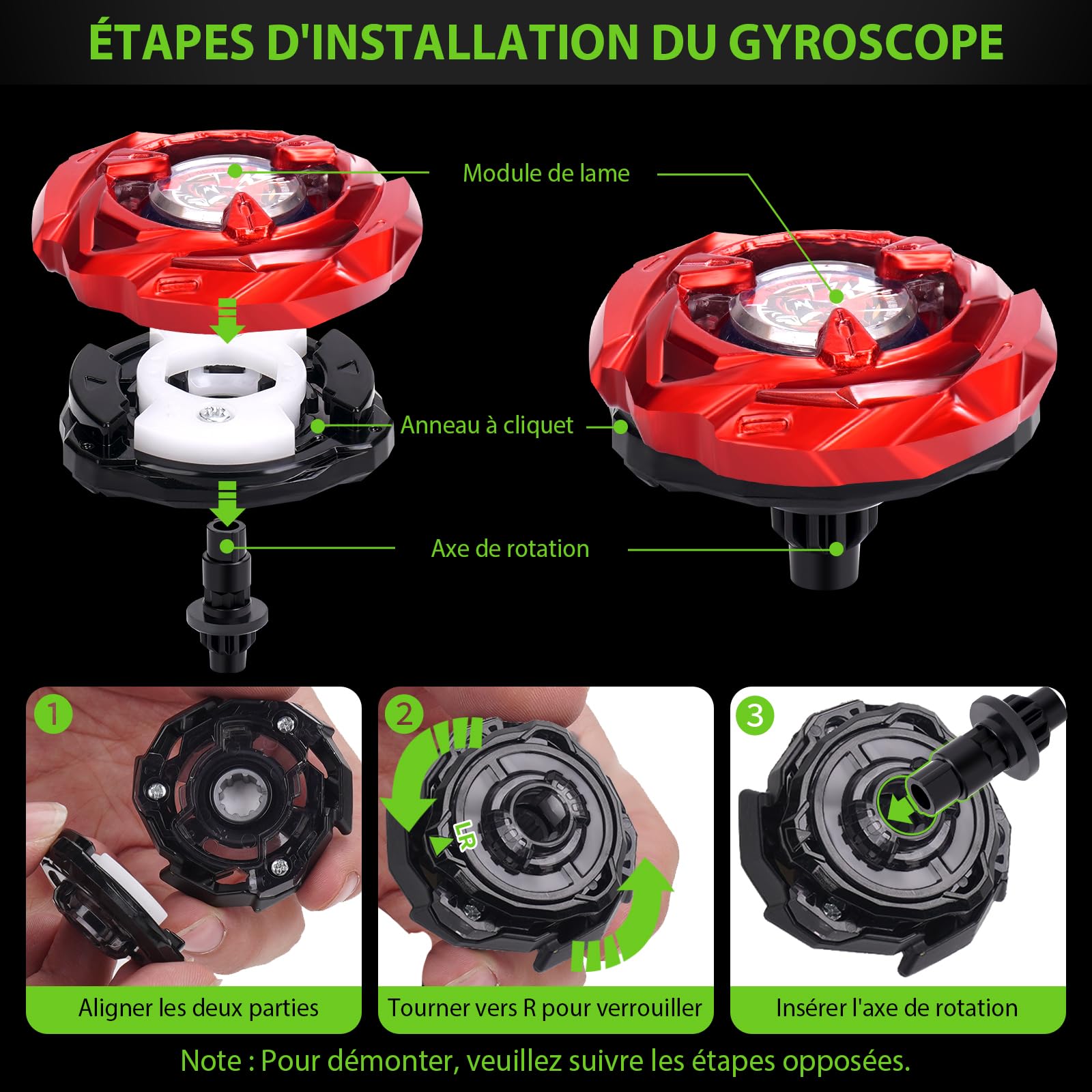 DEZAWRTY X Battle Arène Set, 6 toupies et 2 lanceurs, 1 Stadium de Combat pour Les Enfants à partir de 6 Ans, Cadeau de Jeu pour Les garçons