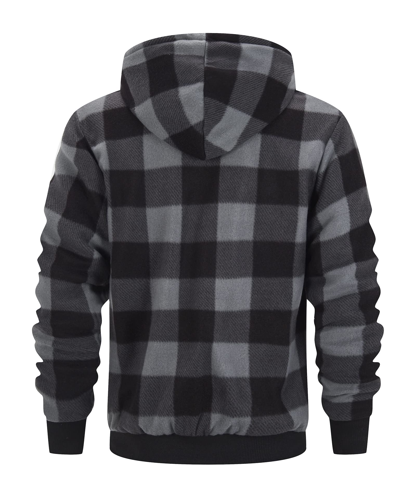 geeksport geeksport geeksport geeksport Felpa da Uomo con Cappuccio e Full Zip Fleece Hoodies for Men Sportive Inverno