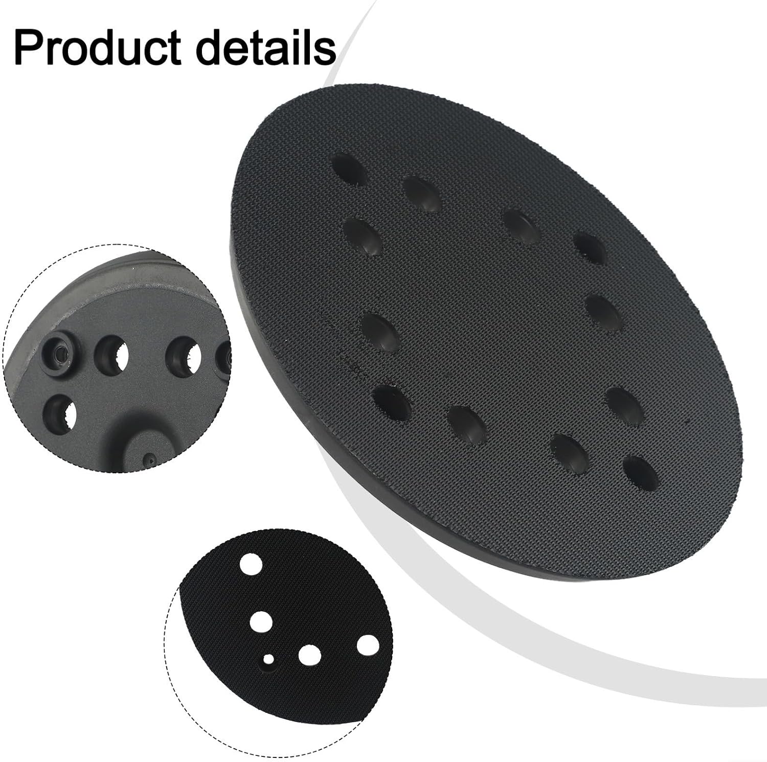 125mm 8-Hole Sanding Pad PEX 270 A and PEX 270 AE Eccentric Sanders – & PU Backing Pad with High-Density Hook-and- System