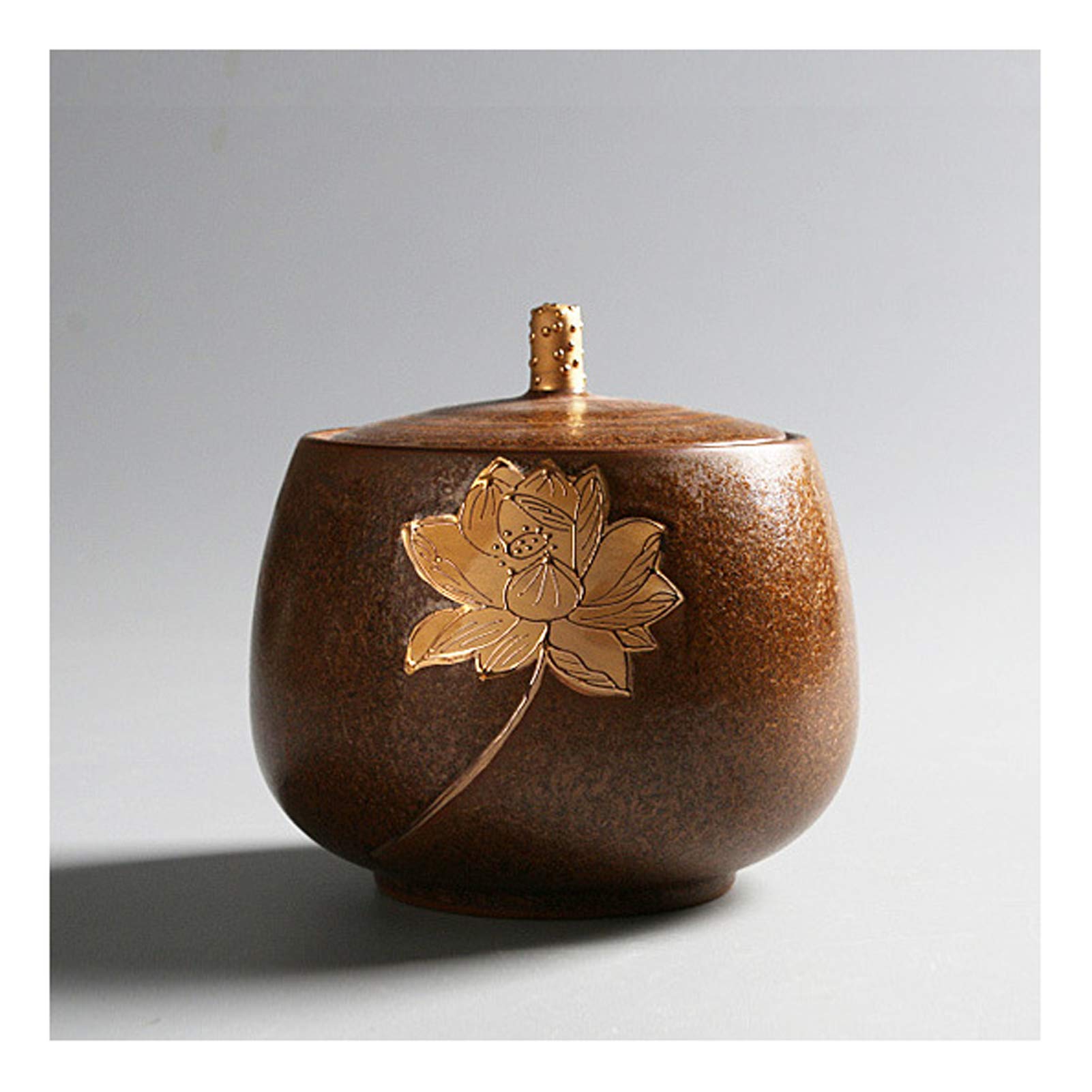 Cremation Urns, Ceramics Adult Human Memorial Ashes Funeral Urn Handcrafted,Urns for, Pet Ash, Coffin, Sealed Ceramic(A1)